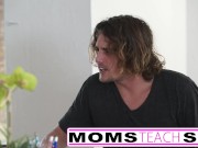 Hot threesome for stepmom and schoolgirl 5/16