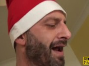 British plumper squirting for santa 16/16