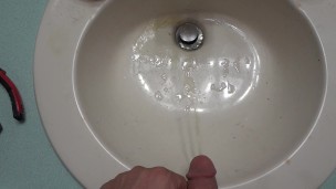 Pissing in the sink