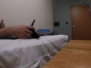 Jerking off in the fire station bunk room