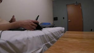 Jerking off in the fire station bunk room