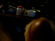 Me jerking off with big shooting load