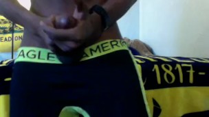 College Guy Solo Jerking