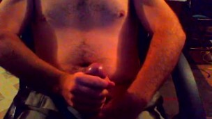 Solo Masturbating - One Finger Finish