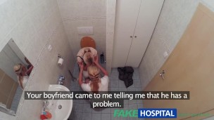 FakeHospital Nurse watches as sexy couple fuck