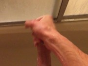 In the shower moans