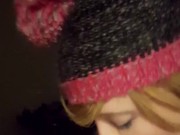 She loves trying to fit a big cock in her throat 1/16