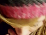 She loves trying to fit a big cock in her throat 11/16