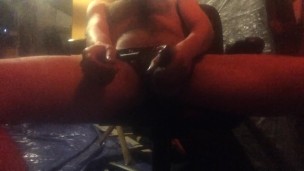Latino edging fat dick.