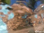 Dani Daniels and Cherie DeVille go for a swim