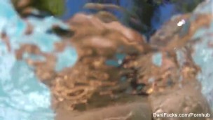Dani Daniels and Cherie DeVille go for a swim