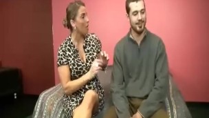 Huge-titted milf asks for a cumshot