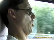 picked up busty german for backseat anal