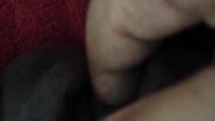 playing with my gushy pussy
