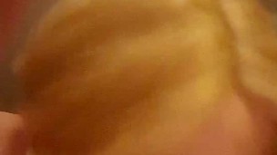 Hot deep throat from peaches