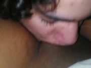 White boy eat ebony Lady Jai sweet pussy 5/16