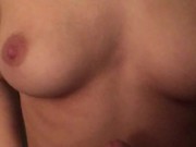 Sexy blonde teen teasing Bf before suck & fuck 10/16