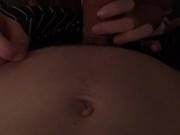 Sexy blonde teen teasing Bf before suck & fuck 8/16