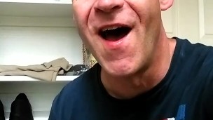 Shooting my load and licking it up