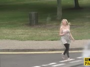 Real cumswallowing sub spanked while sucking 1/16