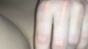 His Cum and My pussy juices, leaking out