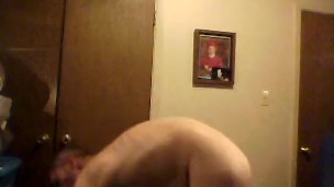 this is me bored and horny an rubbing my cock an showing my ass for all