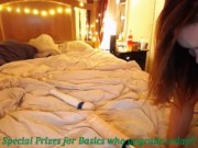 Busty Redhead Uses Nipple clamps and Fuck machine on webcam 15/16