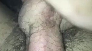 Playing with my hairy balls