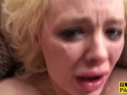 UK sub assfucked while dildofucking her pussy 14/16