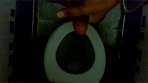 Jerking In Toilet Room
