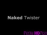 Petite teens lesbian threesome with anal play 5/16