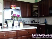 Lelu Love-WEBCAM: MasturBAKING Cupcakes With Vibrator Fun