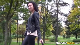 StrandedTeens - teen isn't shy for very long