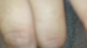 Watch my BBW girlfriend finger her creamy, Wet pussy