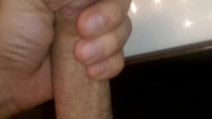 Jerking before a shower