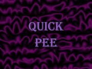 1st Pee Video