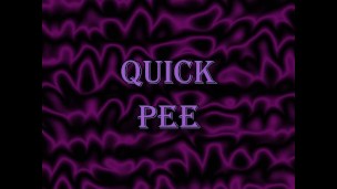 1st Pee Video