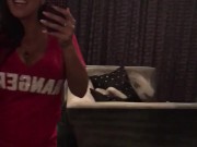 Rachel Starr shakes her dandelion 10/16