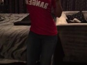 Rachel Starr shakes her dandelion 13/16