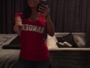 Rachel Starr shakes her dandelion 9/16