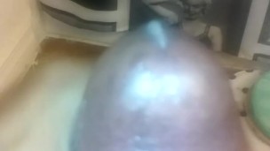 Masturbating and shooting cum