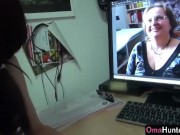 Fat Mature with big boobs with threesome response to ad