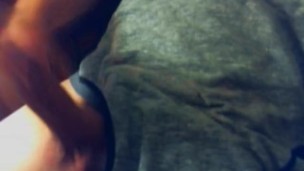 Stroke uncut cock