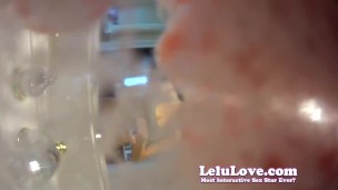 Lelu Love-POV Giantess Washes Hands And YOU
