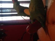 Dominatrix makes me cum (Hitachi magic wand torture)