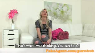 FakeAgent English babe fucks in casting