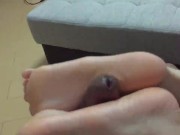 Japanese GF Footjob while watching Anime 4/16