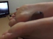 Japanese GF Footjob while watching Anime 8/16