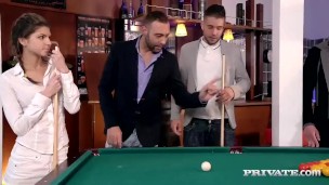 Gina Gerson Gets Private Lesson On How To Gangbang