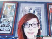 Sexy Redhead Teen Masturbates With A Dildo 3/16